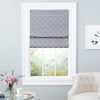 Exclusive Home Montague Trellis Total Blackout Roman Shade 34"x64" Dark Grey 34x64 - Dark Grey