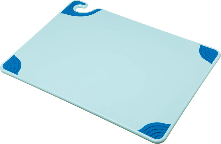 San Jamar Saf-T-Grip Plastic Cutting Board with Safety Hook 15" x 20" x 0.5"