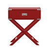 Inspire Q Kenton X Base Wood Accent Campaign e by Bold Red Painted Side