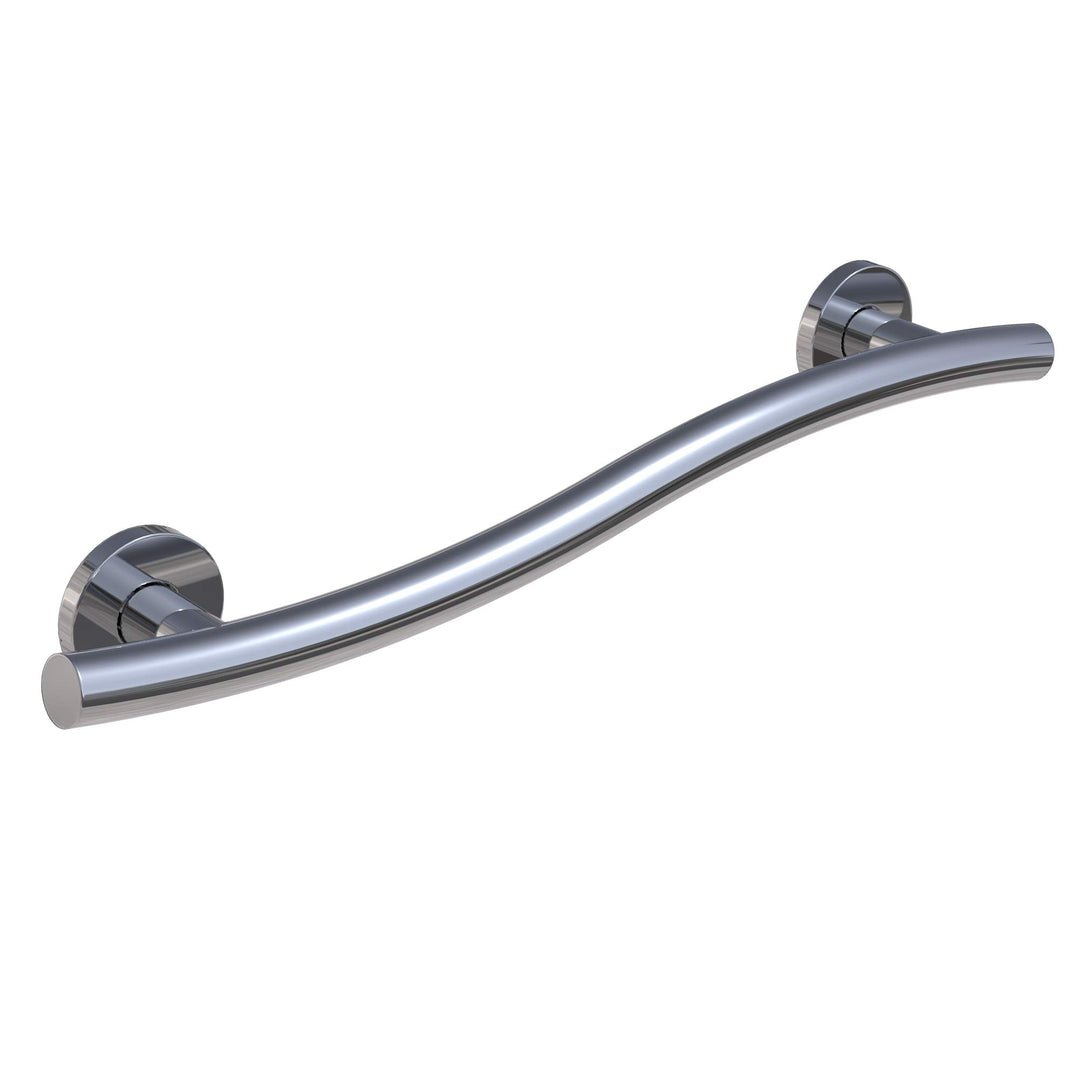 Keeney GB2022-36PC Wave Grab Bar 1.25 Dia x 36 In. Polished Chrome