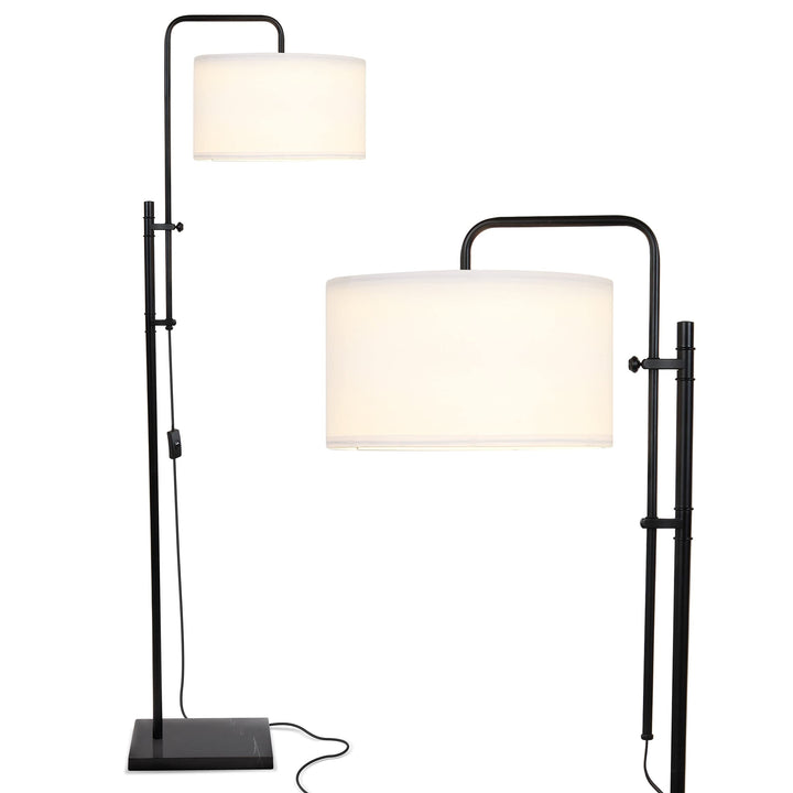 Leo Led Floor Lamp Black. Black Mid-Century Modern Bulbs Included Energy