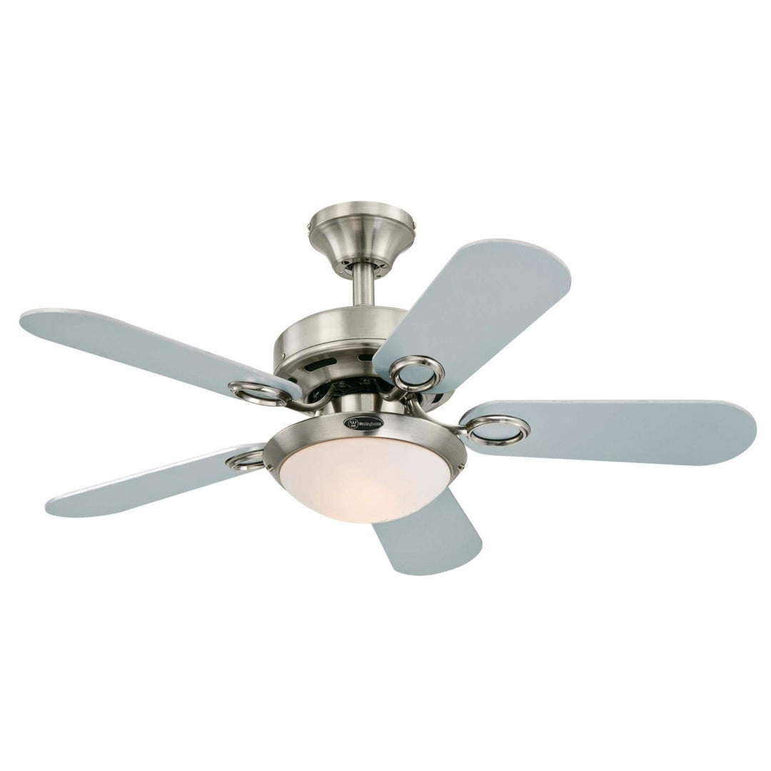 Westinghouse 7230300 Cassidy Indoor Ceiling Fan with Light 36 Inch Brushed