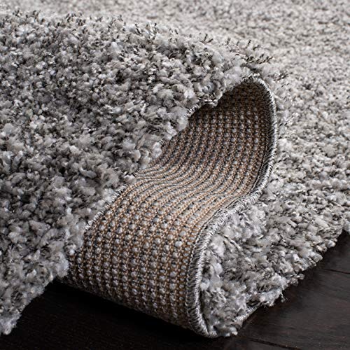 SAFAVIEH California Shag Collection Runner Rug - 2'3" x 13' Silver