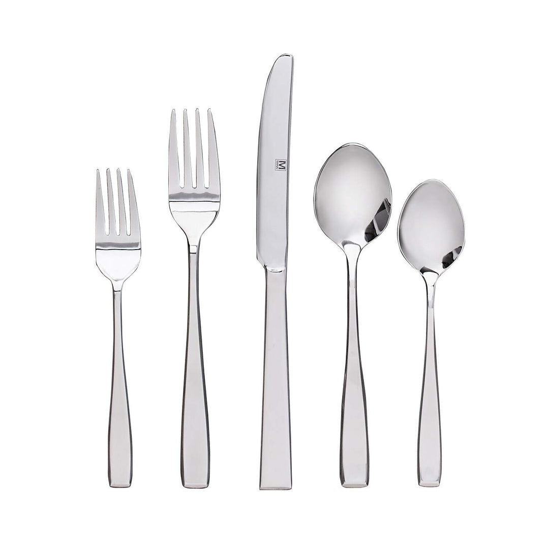 Flatware Stainless Steel 40pc Set Nice 9" X 0'5" Modern Contemporary