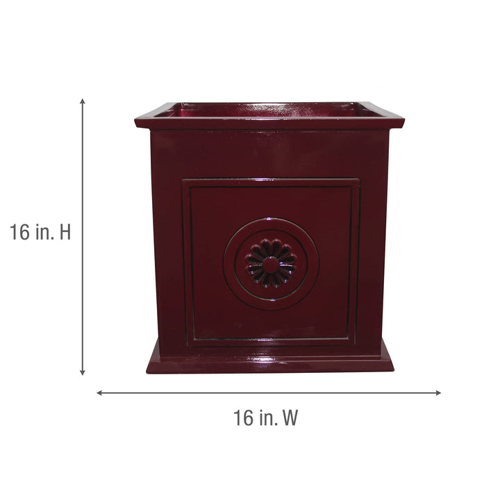 Southern Patio 16" Colony Square Planter