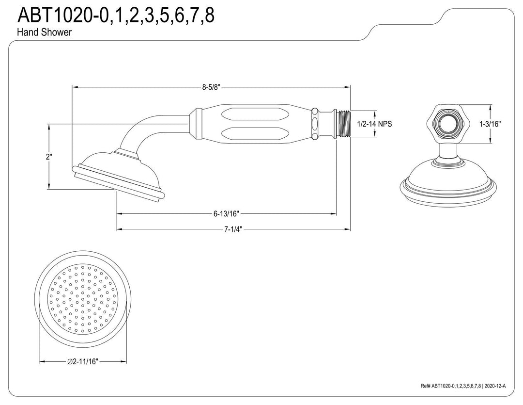 Kingston Brass Vintage Hand Shower Head