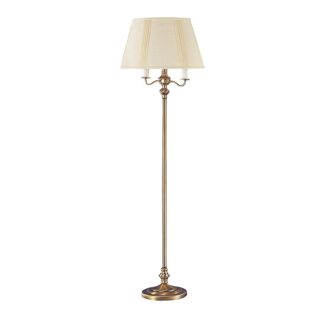 Cal Lighting BO-315-AB 150-Watt 6-Way Mechanism Floor Lamp Antique Brass