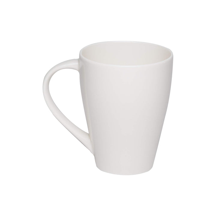 Whisper White Mug 14oz (Set Of 6) Solid Casual Modern Contemporary Round