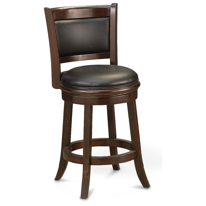 Boraam Augusta Bar Height Swivel Stool 29-Inch Cappuccino Cappuccino - Bar height