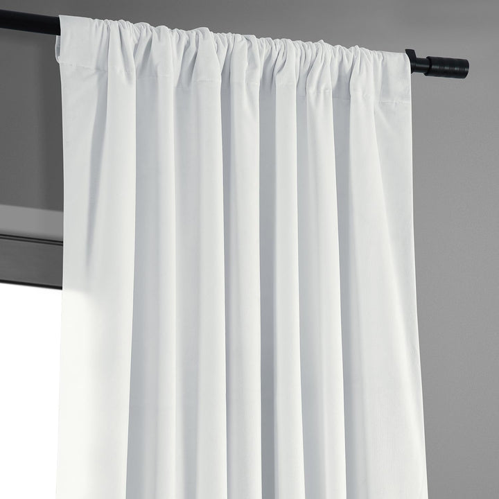 Exclusive Fabrics Signature Blackout Velvet Curtain (1 Panel)