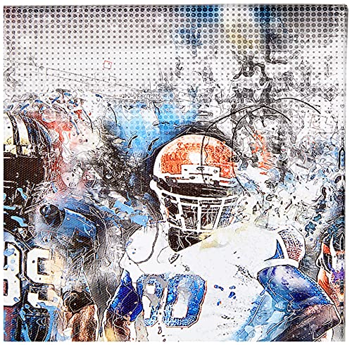 Digital Art PT2505-32-16 Football Team-Large Sport Canvas Art 32 x 16 in