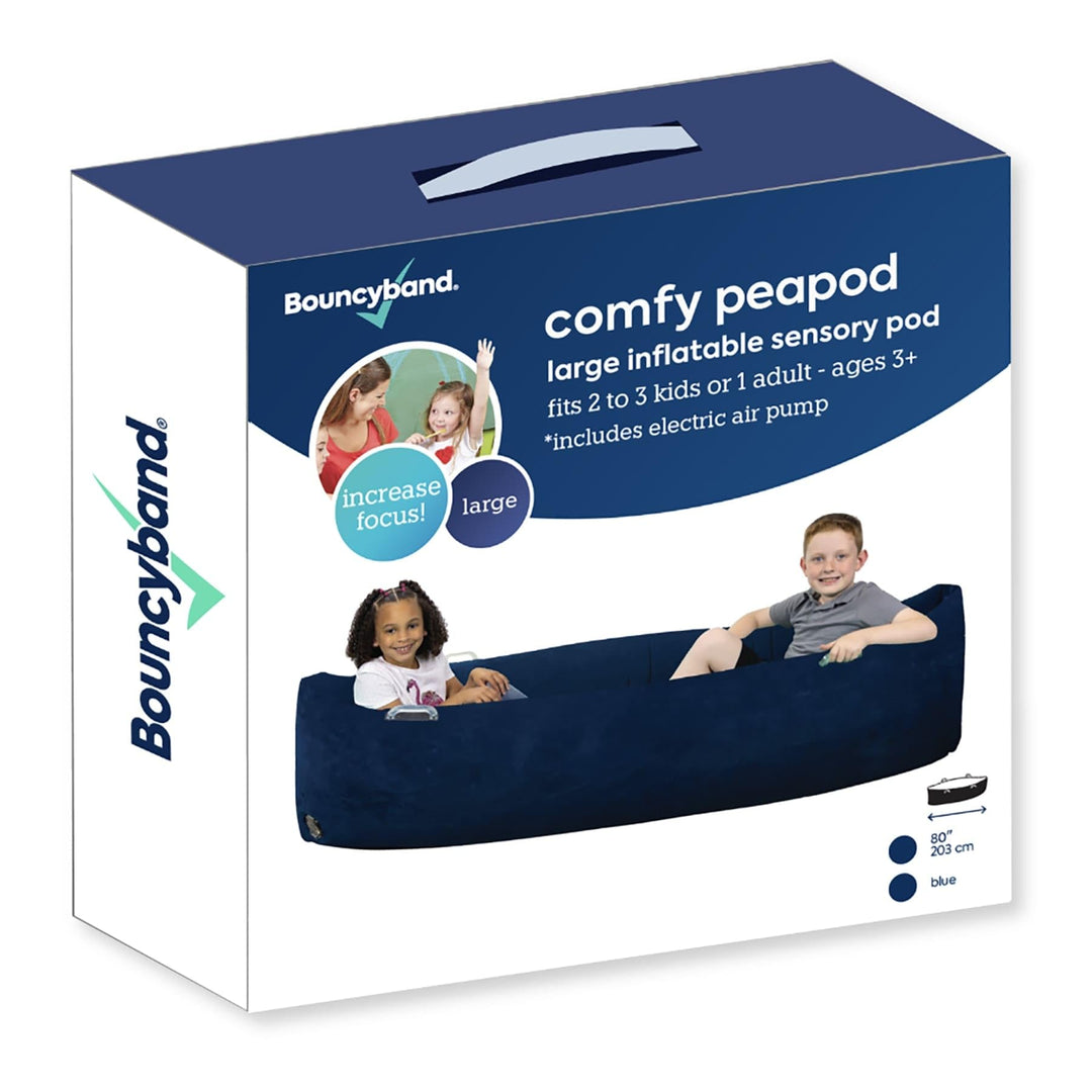 Comfy Peapod Inflatable Sensory Pod 80" Blue Plastic