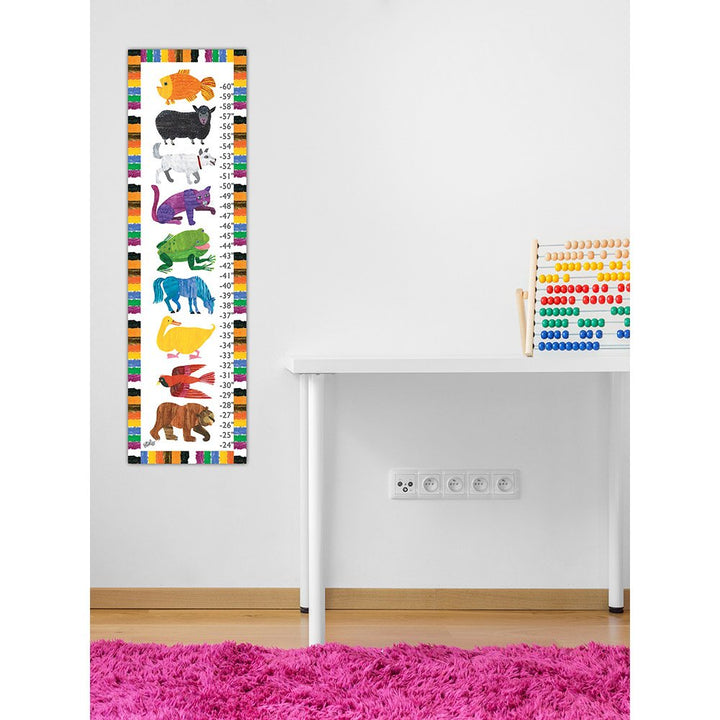 Marmont Hill Eric Carle 'Animals' Canvas Growth Chart 12" x 42"