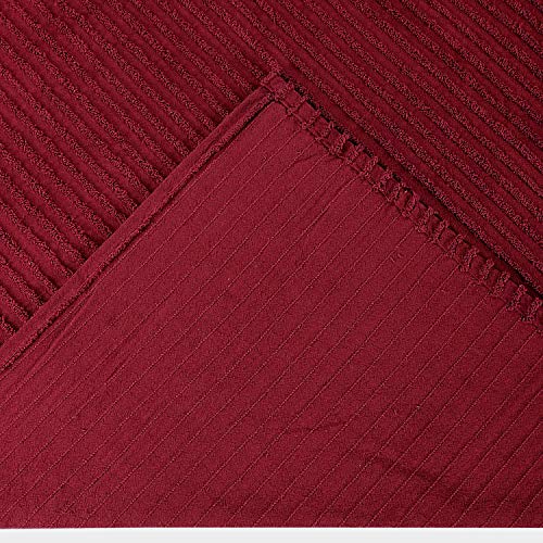 Better Trends Chenille Bedspreads Full/Double Jullian Collection Bold Stripes