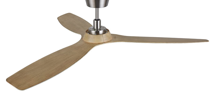 Lucci Air Moto Brushed Nickel and Teak 52-inch Ceiling Fan (21065301)