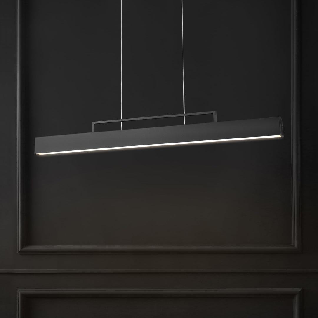 Collection 57" Linear Light 42" W X 5" D H Black Modern Contemporary Acrylic