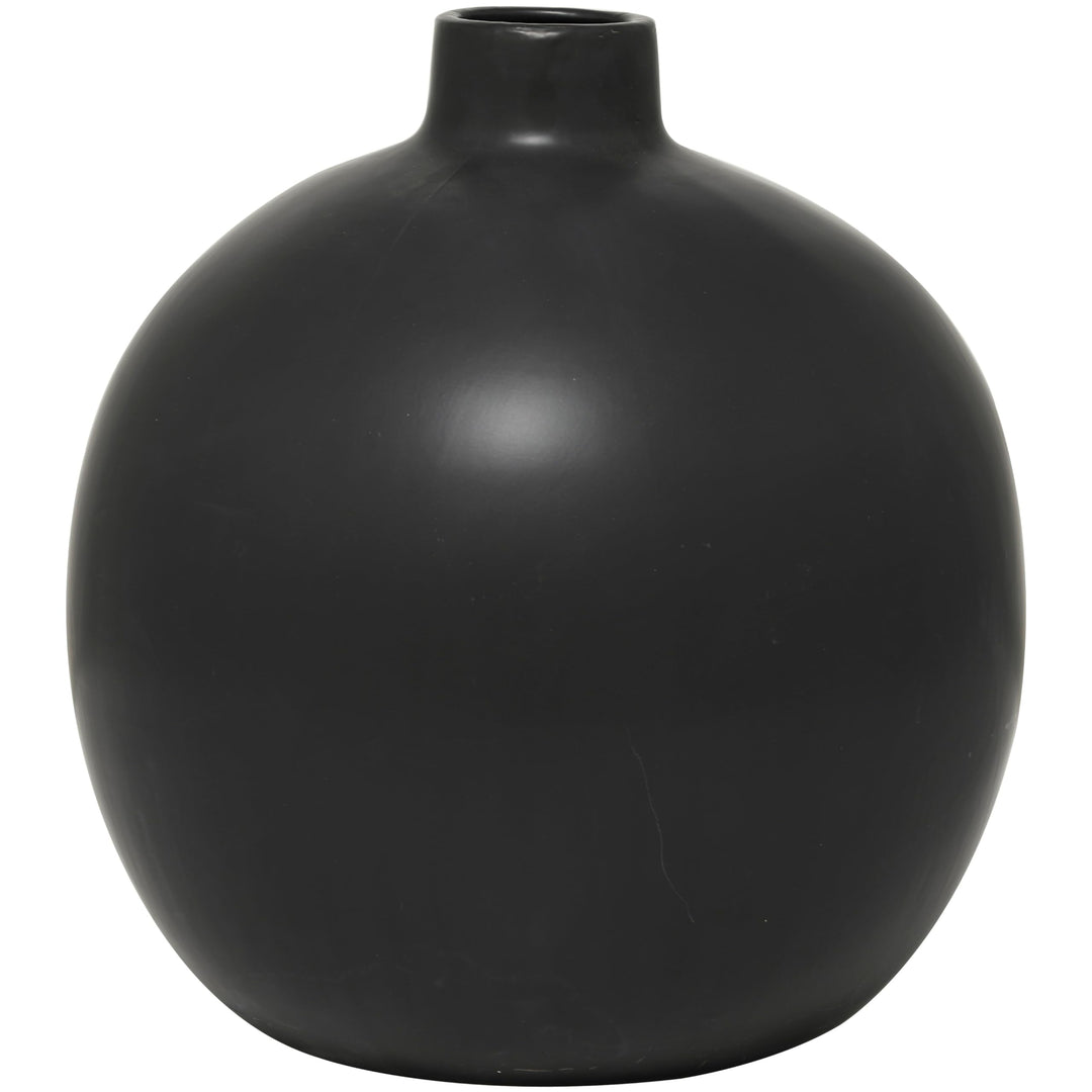 Black Ceramic Matte Vase