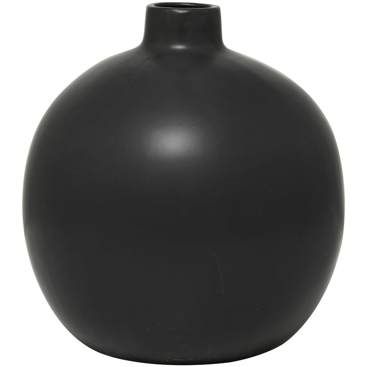 Black Ceramic Matte Vase