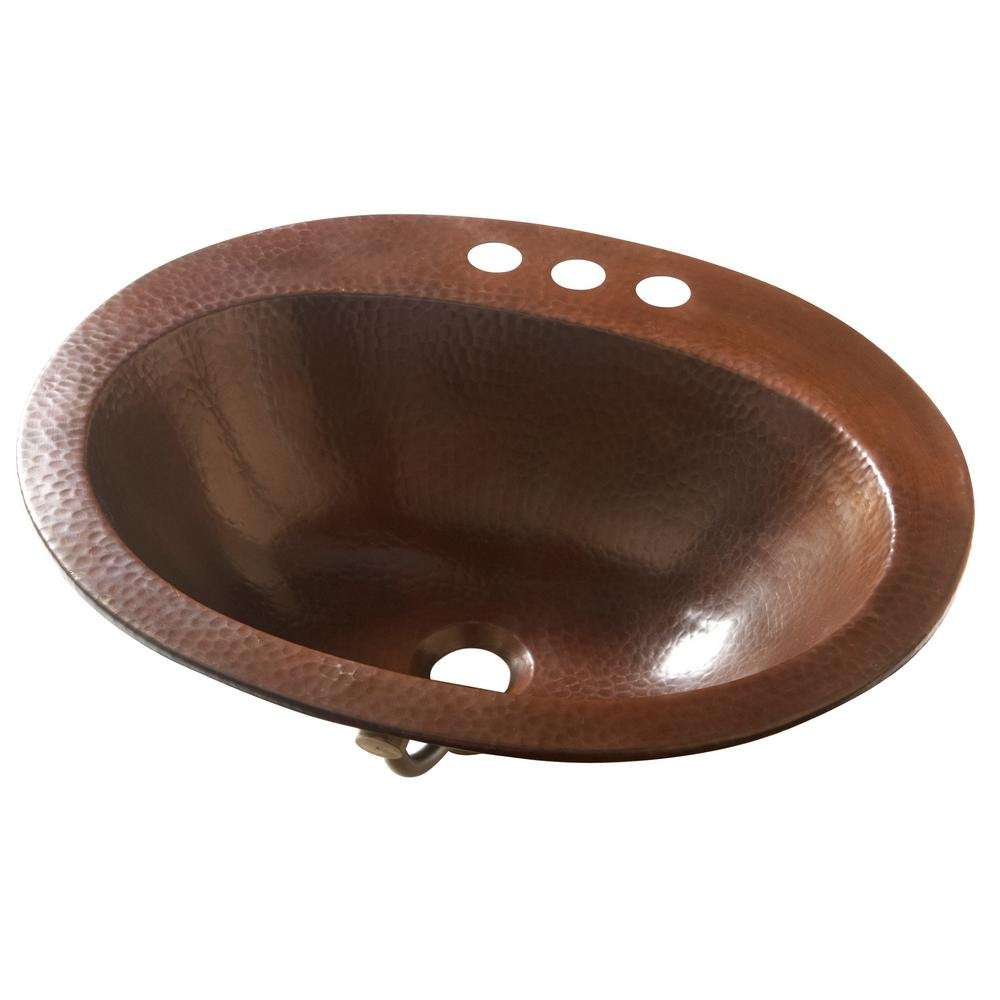 Sinkology BOD-0903BC Seville er Drop-in Bath Sink with Overflow in Aged