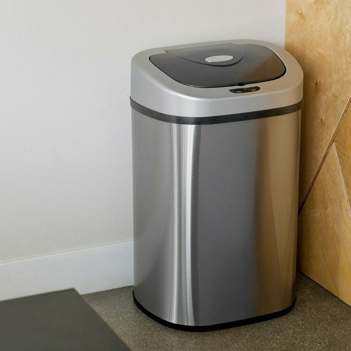 Automatic Touchless en Trash Can with Lid Motion Sensor Trash Can for