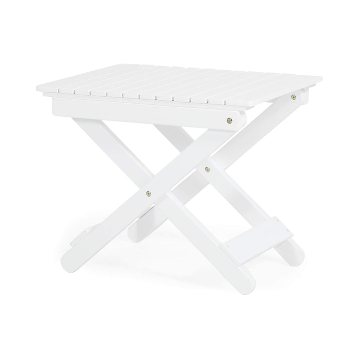 Christopher Knight Home Deborah Outdoor Folding Side Table White