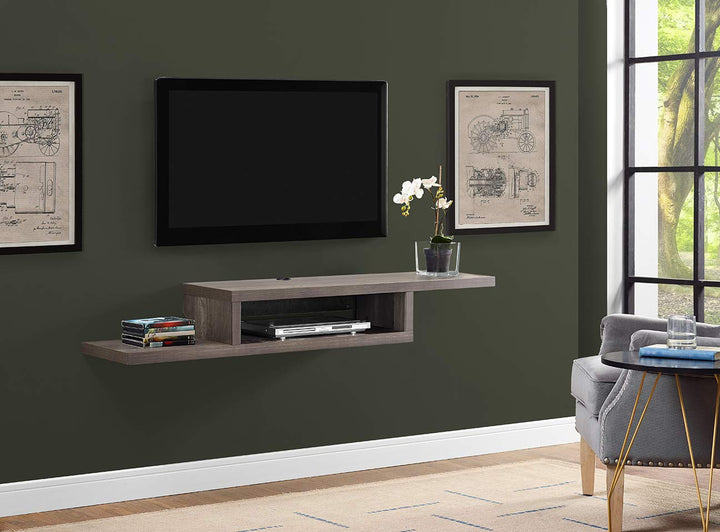 Martin Furniture Asymmetrical Floating ll Mounted TV Console 60inch Skyline