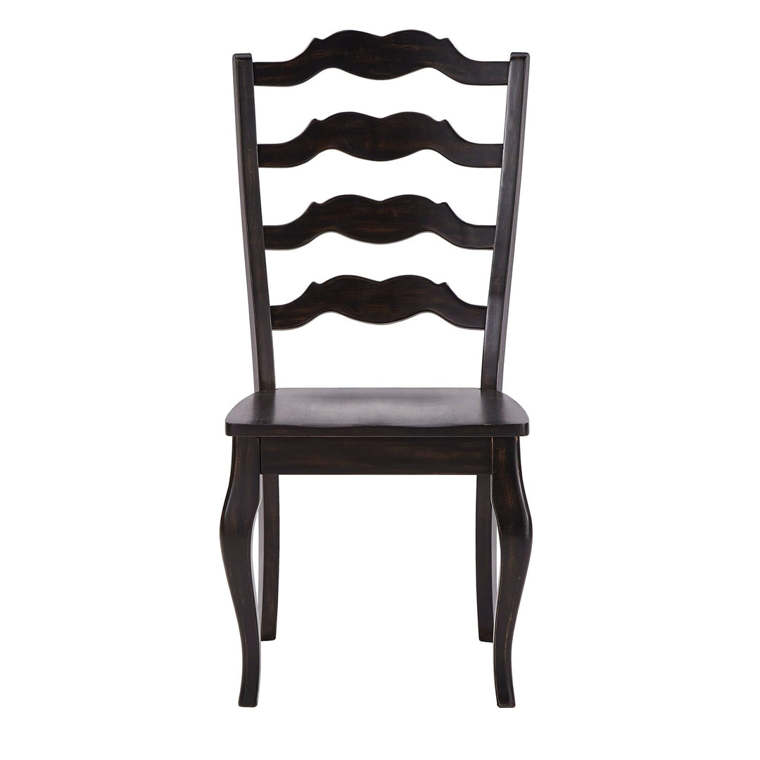 Inspire Q Eleanor Ladder Back Dining Chair (Set of 2) by Classic Antique Dark