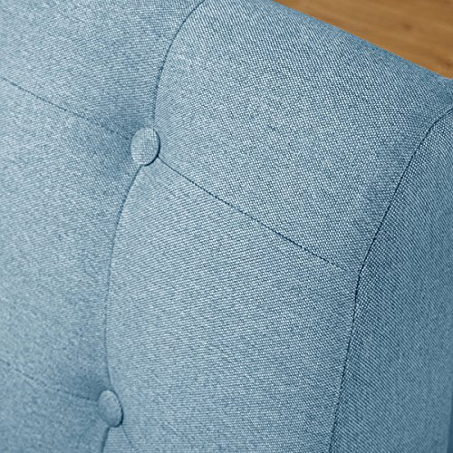 Simple Living Playmate Armless Accent Chair Blue