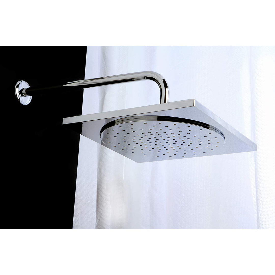 Kingston Brass KX8221 Claremont Shower Head 12-Inch by 12-Inch Polished Chrome