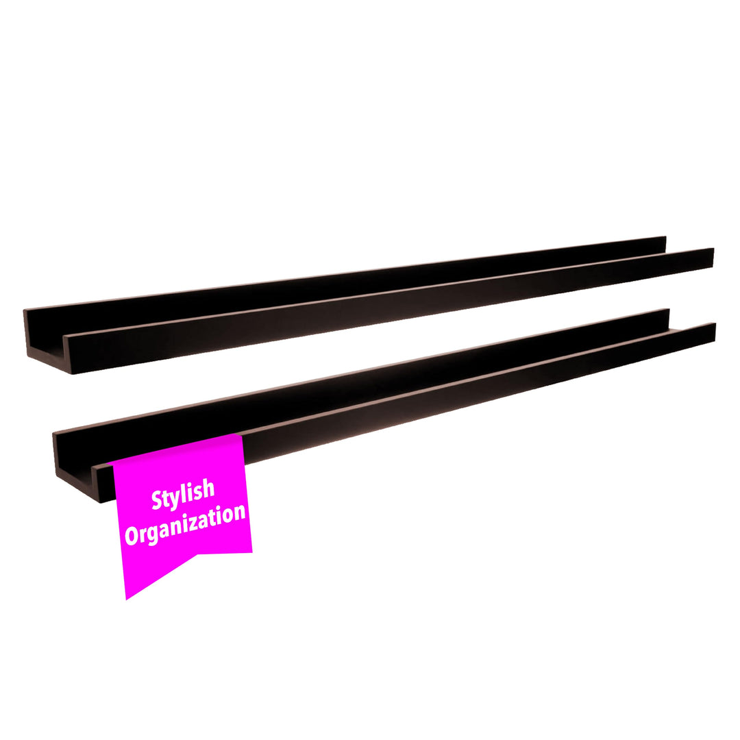 Kiera Grace Floating Shelves for Wall Engineered Wood Picture Frame Wall Shelves