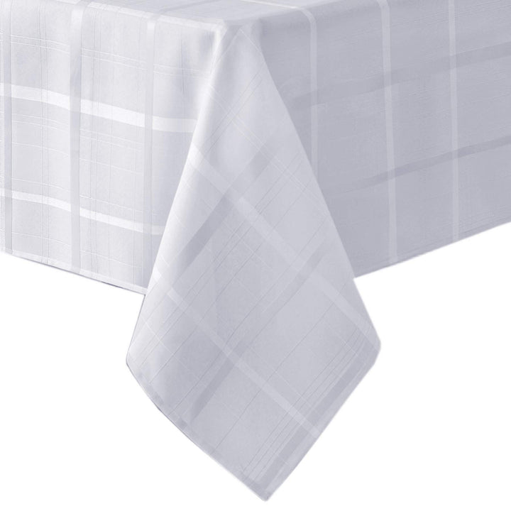 Elegance Plaid Jacquard Woven Tablecloth