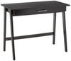 Target Marketing Systems Renata Home Office Writing Desk Modern Laptop Table Black