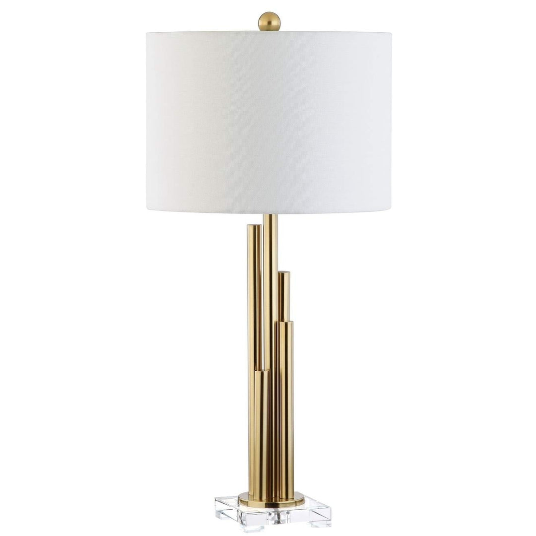 Lighting 32-inch Hopper Led Table Lamp (Set of 2) Metallic Modern Contemporary