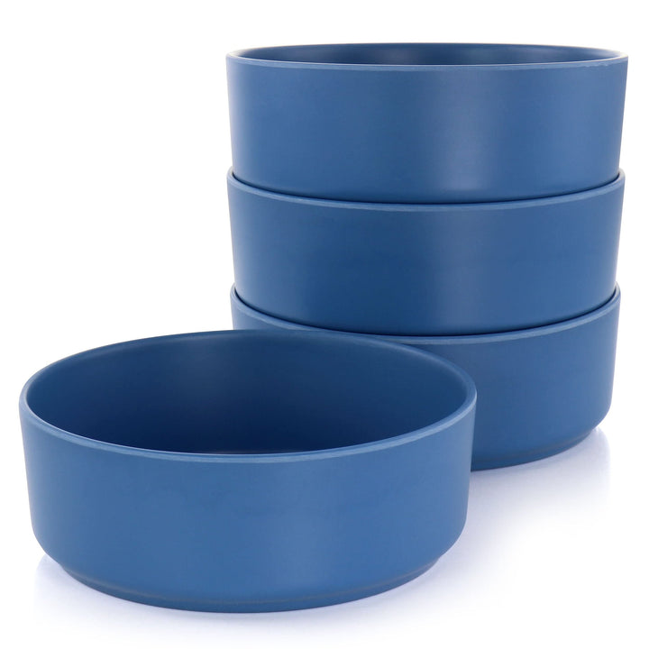 12 Piece Round Dinnerware Set In Blue Pieces Solid Casual - Diamond Home USA