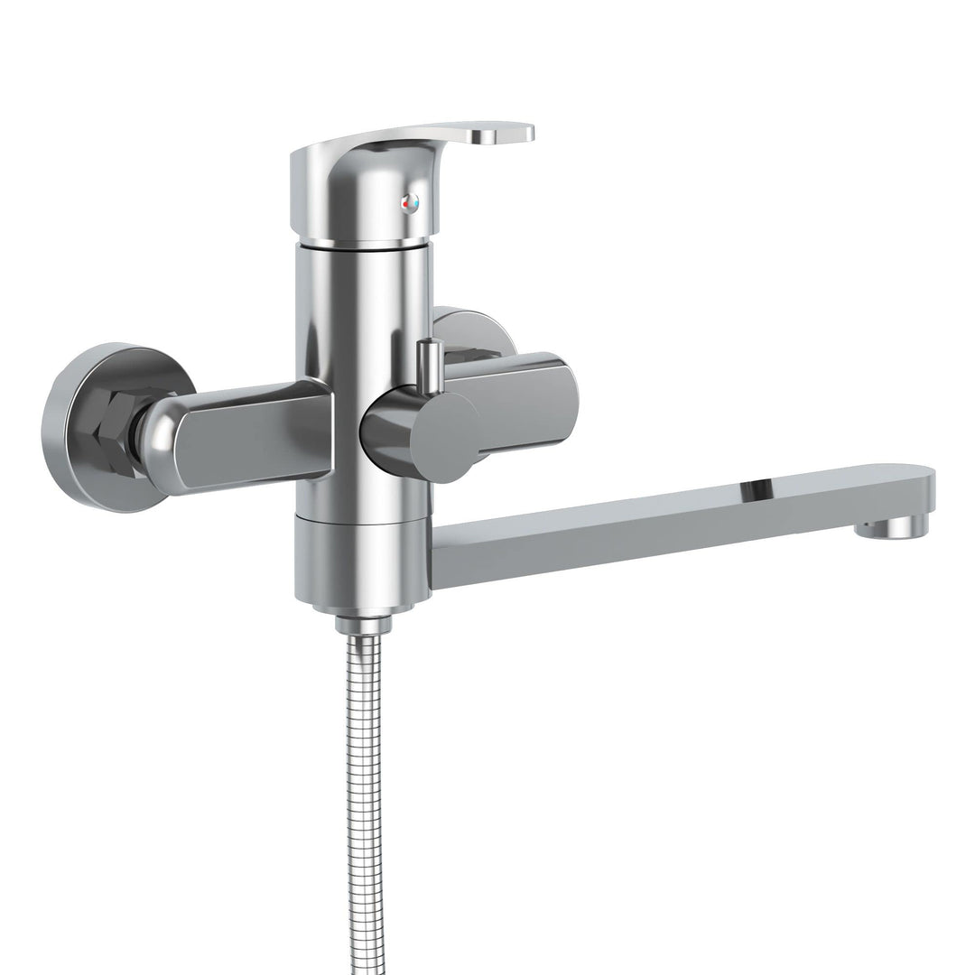 PULSE ShowerSpas 3030-WMTF-CH Wall Mounted Tub Filler in Chrome