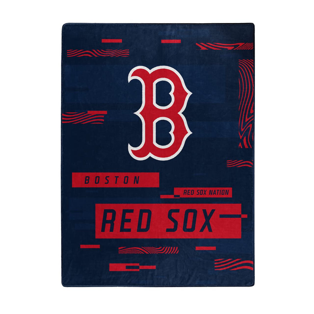 Northwest MLB Boston Red Sox Digitize 60”x80” Super Plush Rachel Blanket