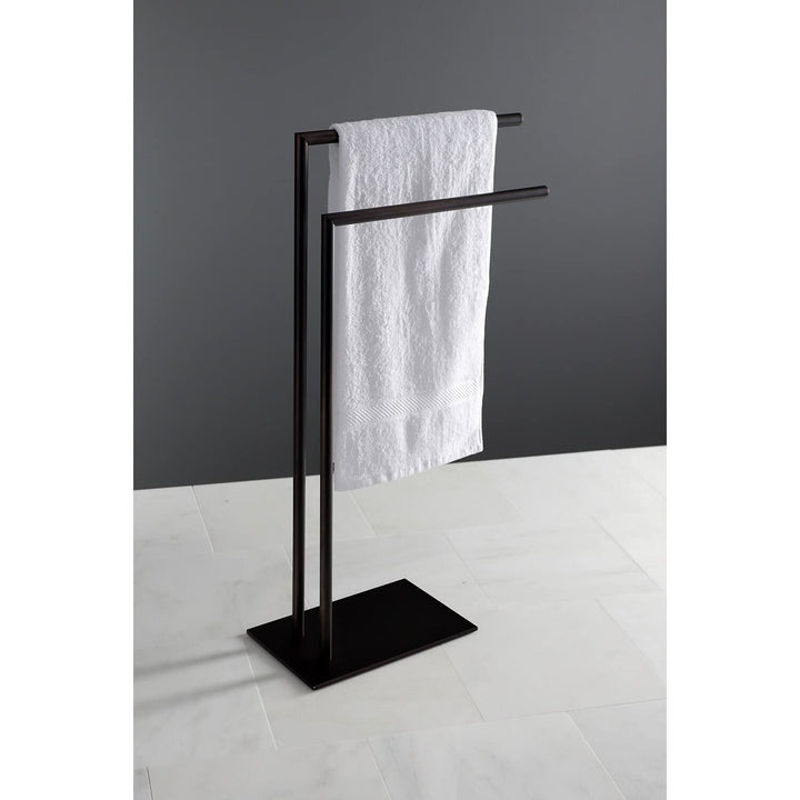 Kingston Brass Edenscape Freestanding Dual Towel Rack Oiled