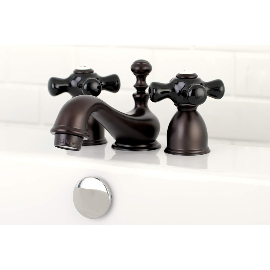 Kingston Brass KS3955PKX Duchess Mini-Widespread Bathroom Faucet Oil Rubbed