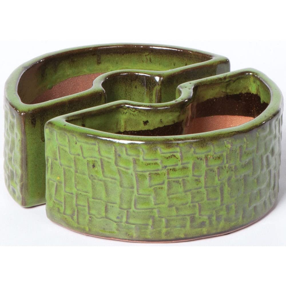 Cobblestone Novelty Pot Planter Color: Island Green