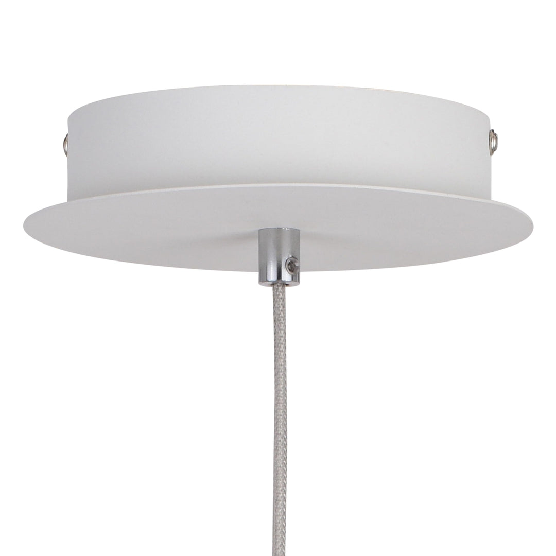 1 Light White Integrated Led Contemporary Cage 11.5-in. W X 8.5-in. H D Modern - Diamond Home USA