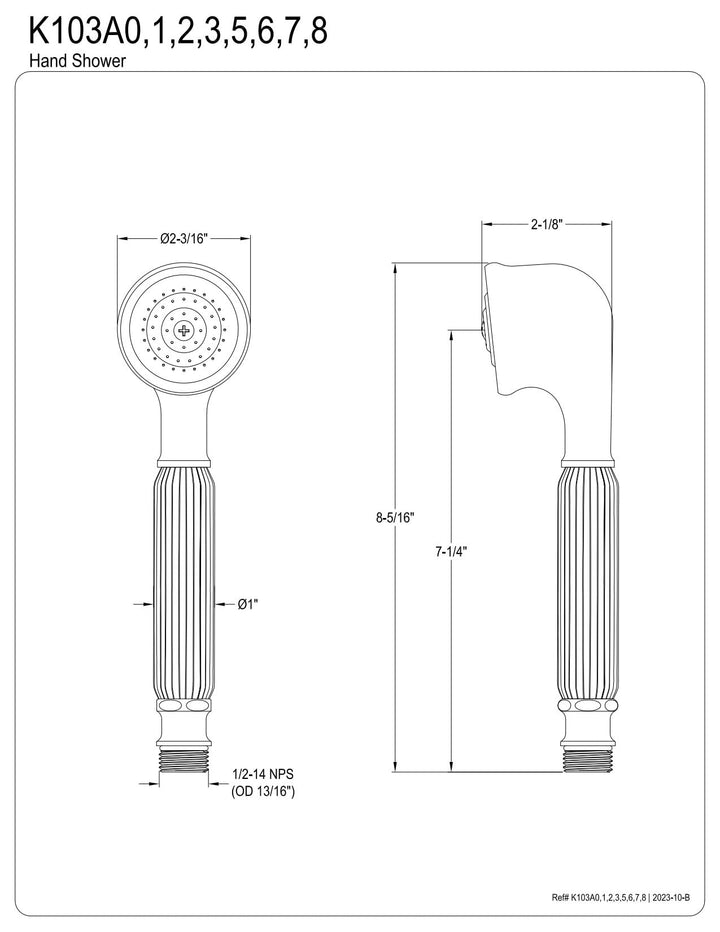 Kingston Brass Restoration Hand Shower