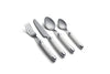 Cambridge Silversmiths 16 Piece Jubilee Flatware Set White