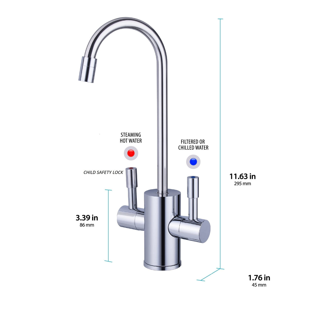 Ready Hot RH-F560-CH Faucet Only for Instant Hot Water Tank Insulated Safety