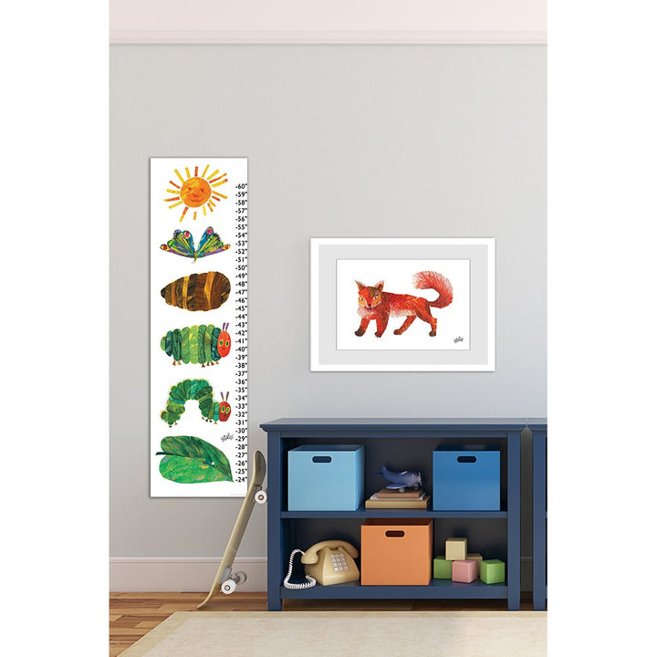 Marmont Hill Eric Carle 'Caterpillar Becomes Butterfly' Canvas Growth Chart