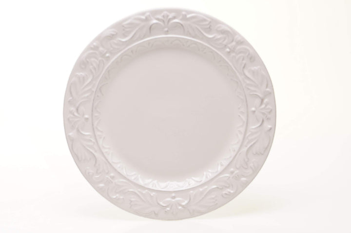 Certified International 14901 Firenze Ivory 11.5" Dinner Plates Set of 4 White