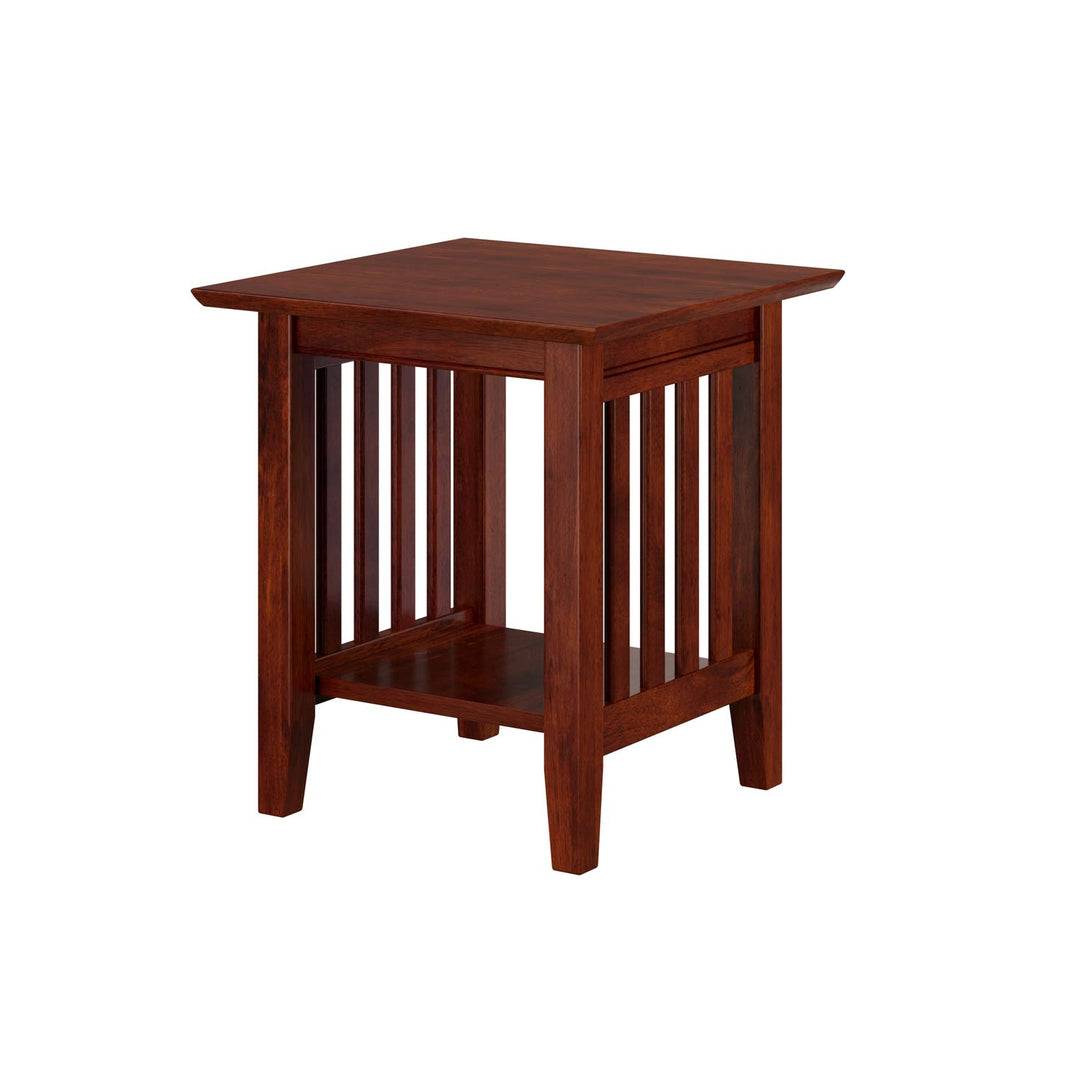 AFI Atlantic Furniture AH14204 Mission End Table Walnut