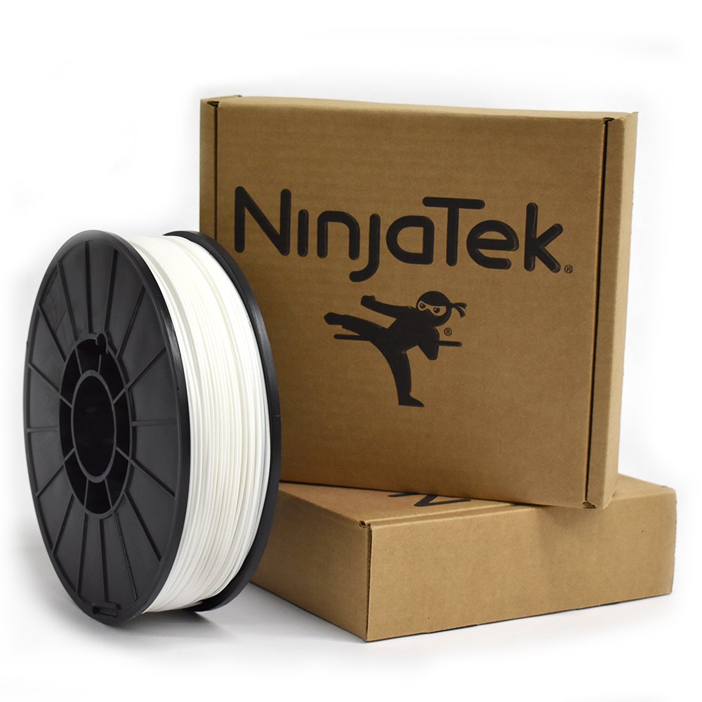 NinjaTek - 3DNF0017510 3DNF00117510 NinjaFlex TPU Filament 1.75mm TPE 1kg Snow