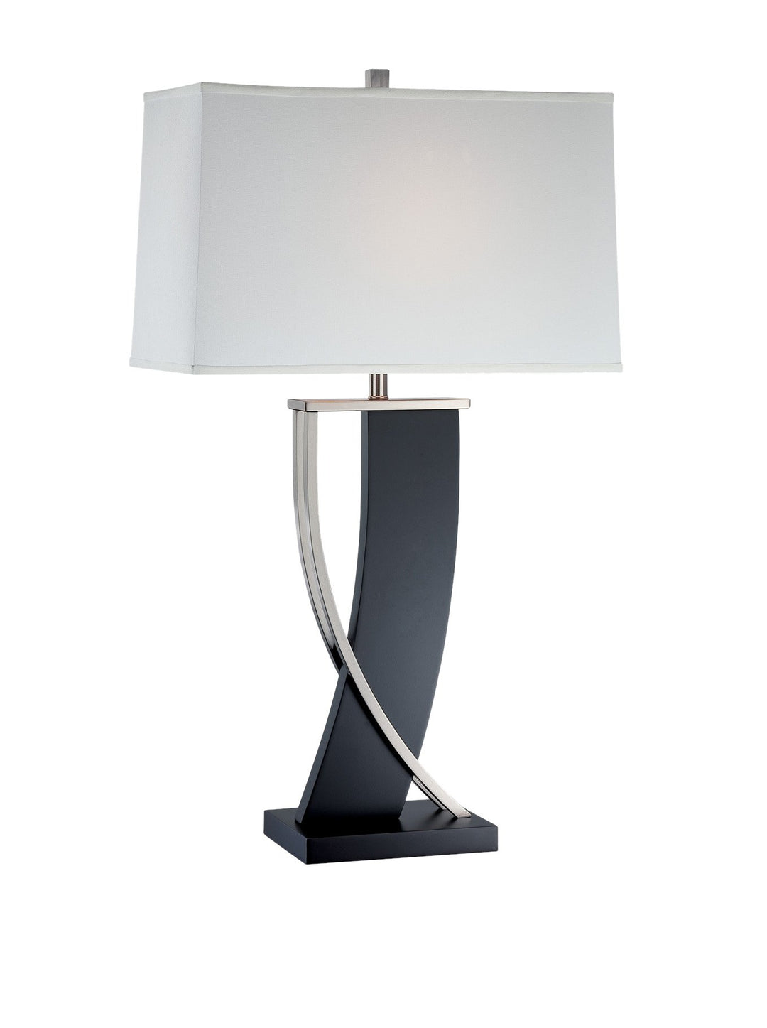 Lite Source LS-21788 Table Lamp with Off White Fabric Shades 18" x 18" x 31"