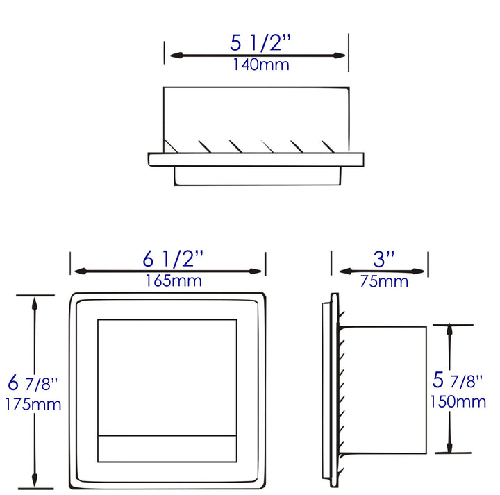 ALFI brand ABTPC77-W Toilet Paper Holder White Matte - Diamond Home USA