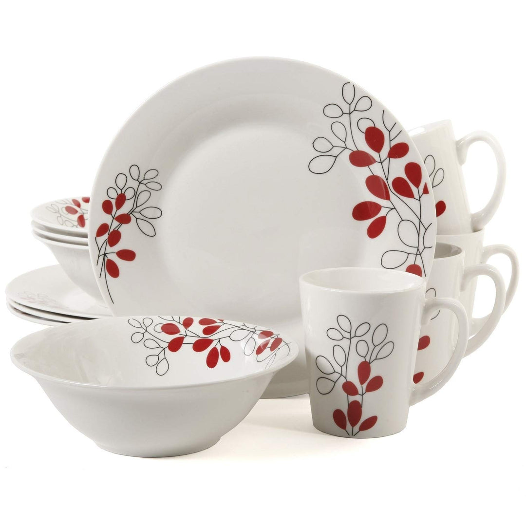 Leaves 12 Pc. Dinnerware Set